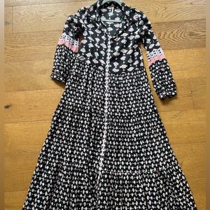 Free People XS Long Sleeve Maxi length dress